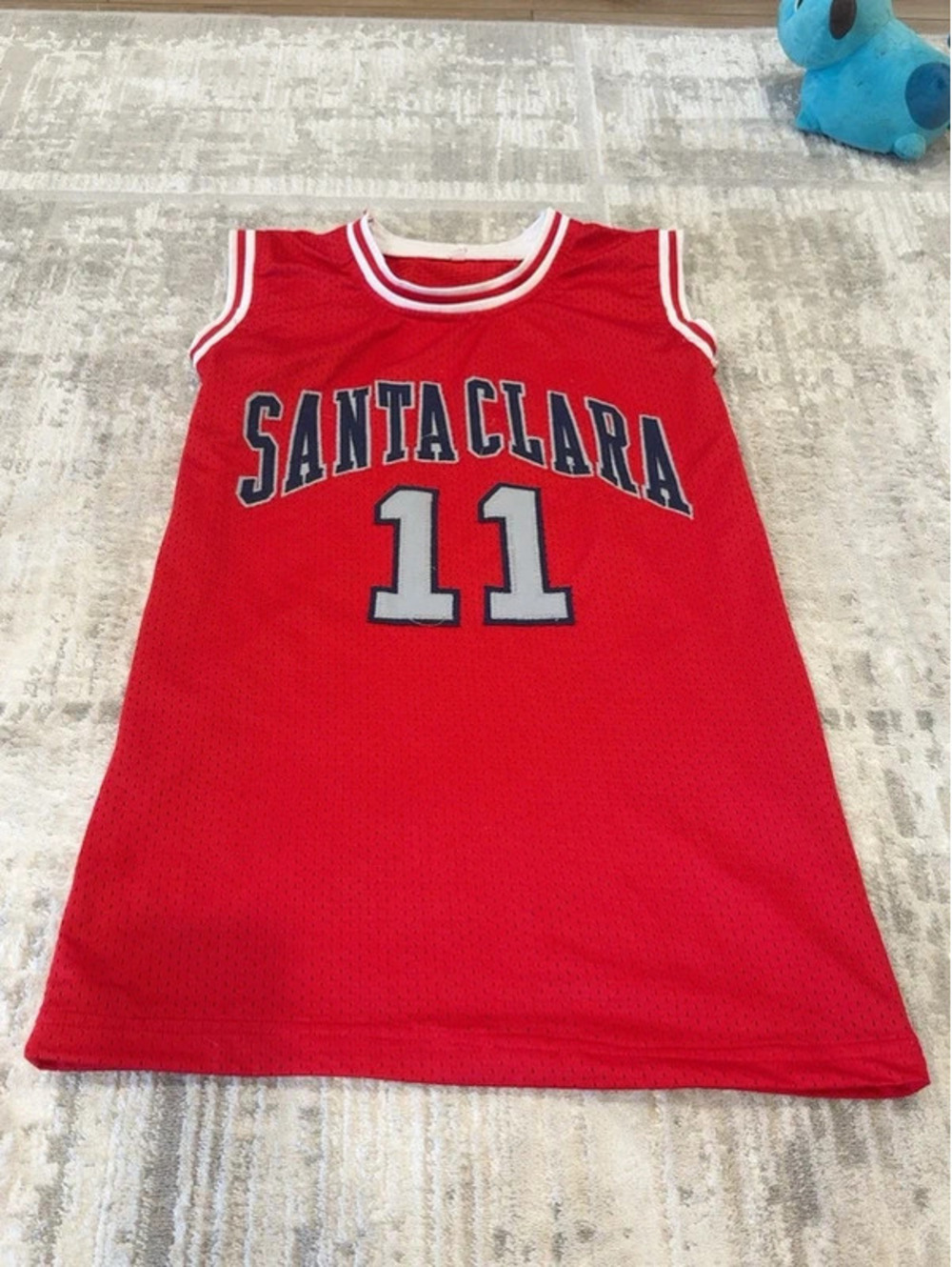 Steve Nash #11 Santa Clara Broncos Basketball Jersey Red Size Small